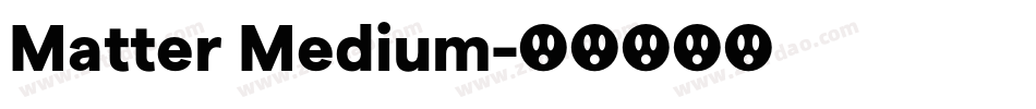 Matter Medium字体转换